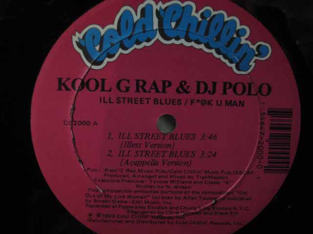 KOOL G RAP & DJ POLO / ILL STREET BLUES - レギュラークラフトレコード