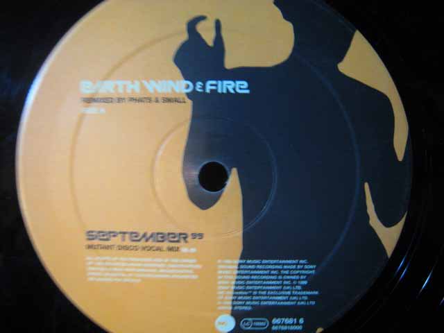 EARTH WIND & FIRE / SEPTEMBER 99 PHATS & SMALL REMIX - レギュラー