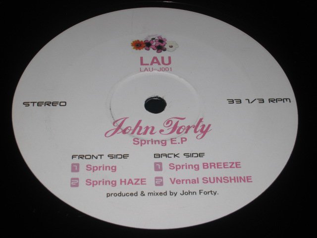 JOHN FORTY / SPRING E.P - レギュラークラフトレコード