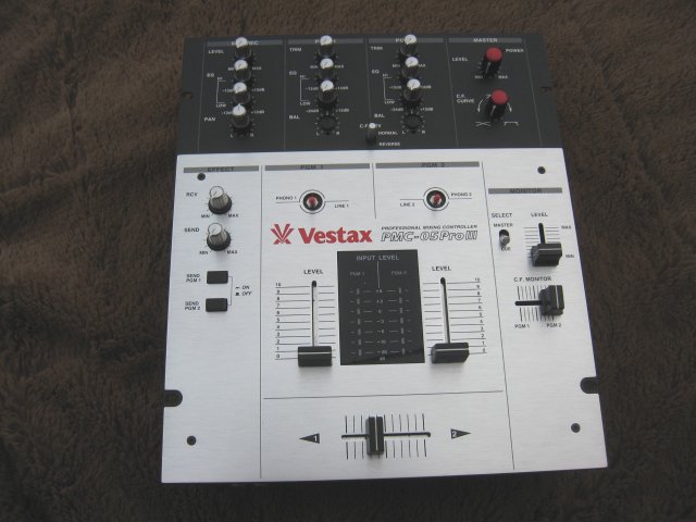 VESTAX ベスタクス PMC-05ProⅢ フェーダーメンテ カットラグ-