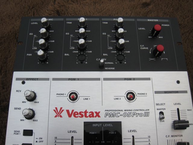Vestax ベスタクス DJミキサー PMC-05PROⅢ - 器材