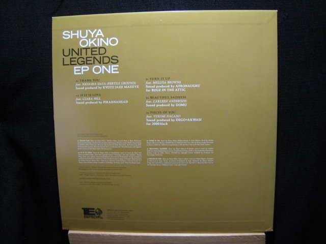 SHUYA OKINO / UNITED LEGENDS EP ONE - レギュラークラフトレコード