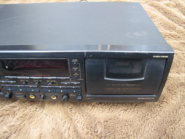 中古動作品 Pioneer T-W05SR ダブルカセットデッキ - レギュラー