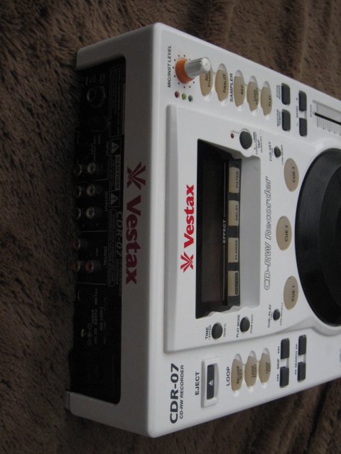 VESTAX CDR-07 CDプレーヤー - レギュラークラフトレコード