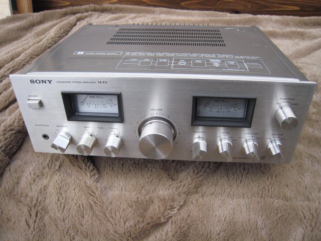 SONY TA-F4 プリメインアンプ - レギュラークラフトレコード