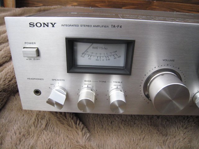 SONY TA-F4 プリメインアンプ - レギュラークラフトレコード