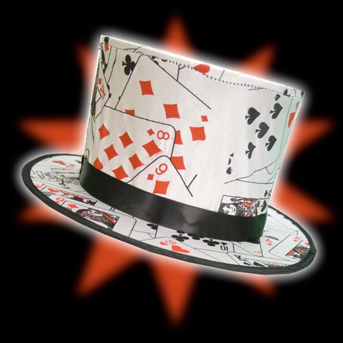 Folding Top Hat - Poker Pattern