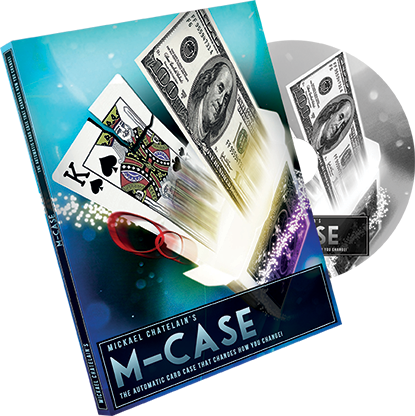 M-Case Blue (DVD and Gimmick) by Mickael Chatelain - Trick