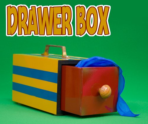 Drawer Box,  Yellow & Blue
