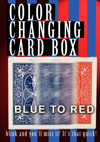 Flash Color Changing Card Case - Blue