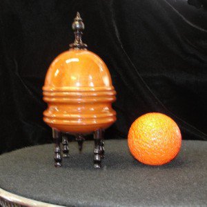 Orange Vase Tarbell-CW, Mahogony