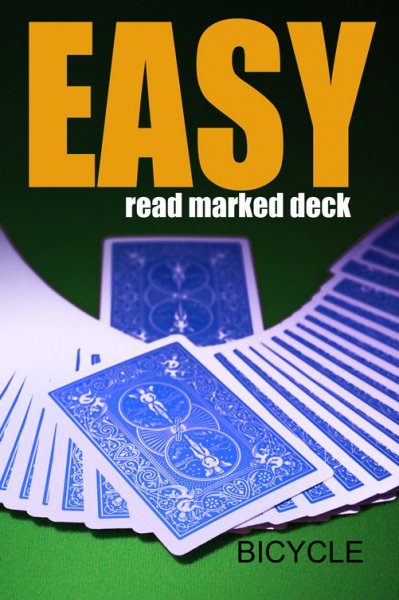Marked Deck, Bicycle Blue -  Easy Read