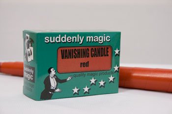 Vanishing Candle, Plastic, Red - Suddenly