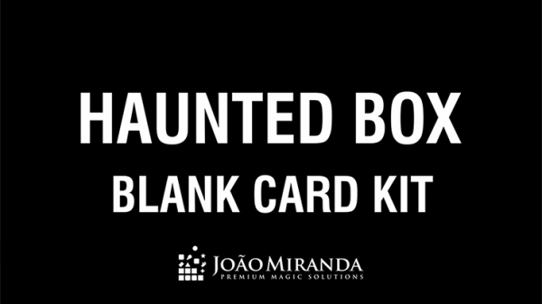 Blank Card Kit for Haunted Box by Joao Miranda - Trick