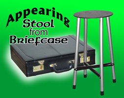 Appearing Stool from Briefcase