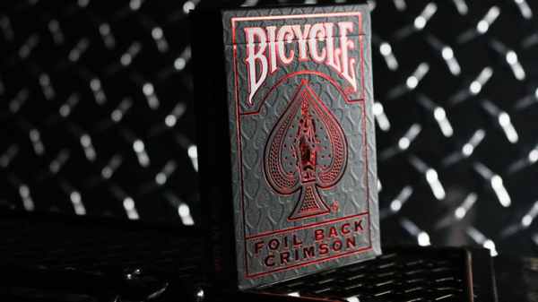 Bicycle Rider Back Crimson Luxe (Blue) Version 2 by US Playing Card Co