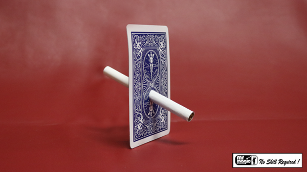 Cigarette Through Card - Bicycle Back by Mr. Magic - Trick