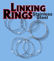 Linking Rings 10 inch, 8 Set - SS