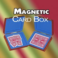 Magnetic Card Box - Wood
