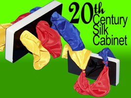 20th Century Silk Cabinet w/ Silks