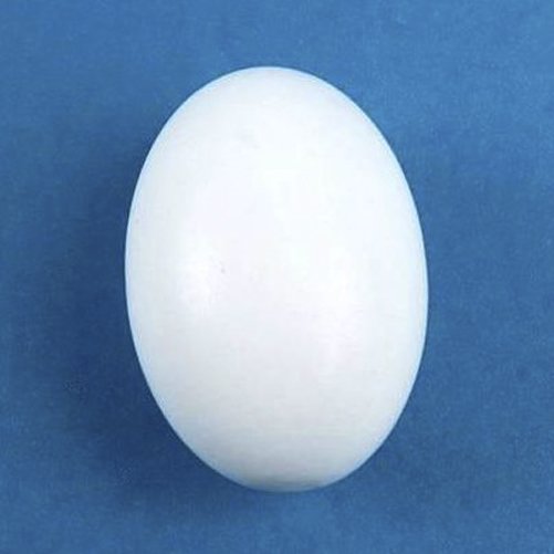 Wooden Egg, Super - White