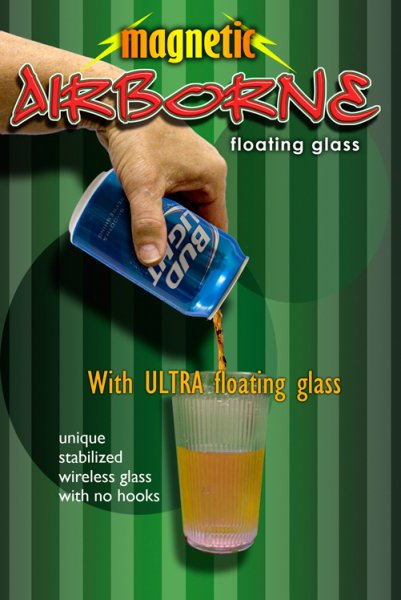 Airborne, Magnetic - Bud Light CAN w/ Ultra Glass