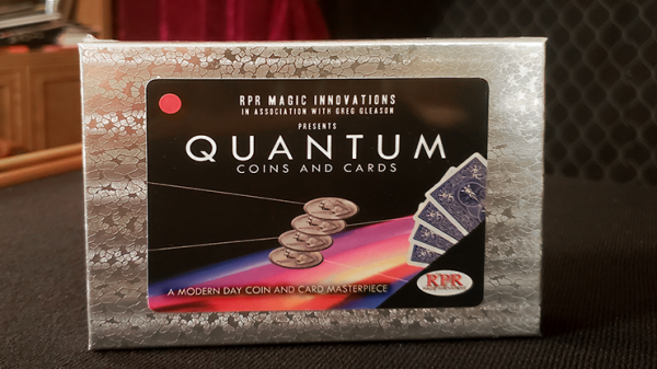 Quantum Coins (US Quarter Red Card) Gimmicks and Online Instructions by Greg Gleason and RPR Magic I