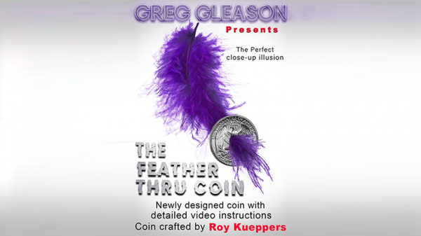 Replica Walking Liberty Hopping Half (Gimmicks and Online Instructions) by Tango Magic - Trick
