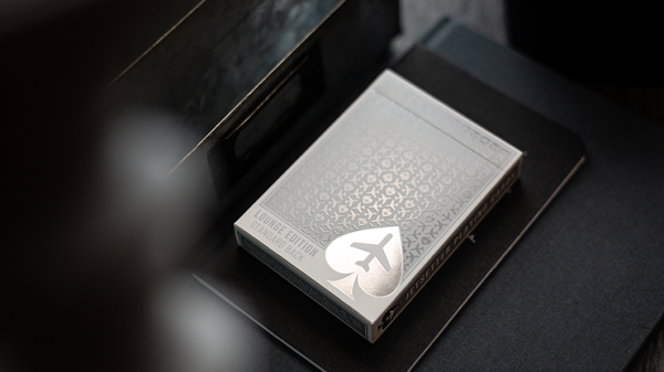 Lounge Edition in Jetway (Silver) with Limited Back by Jetsetter Playing Cards