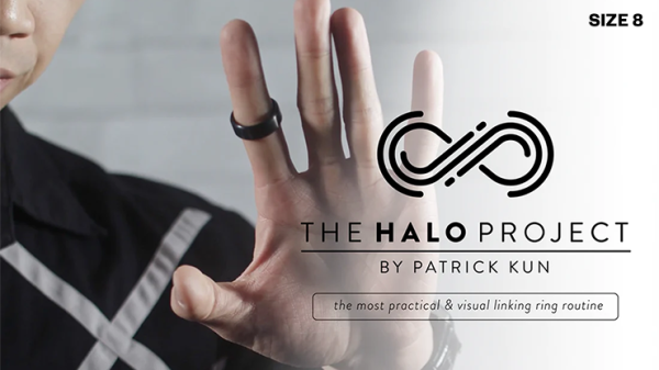 The Halo Project (Silver) Size 8 (Gimmicks and Online Instructions) by Patrick Kun - Trick