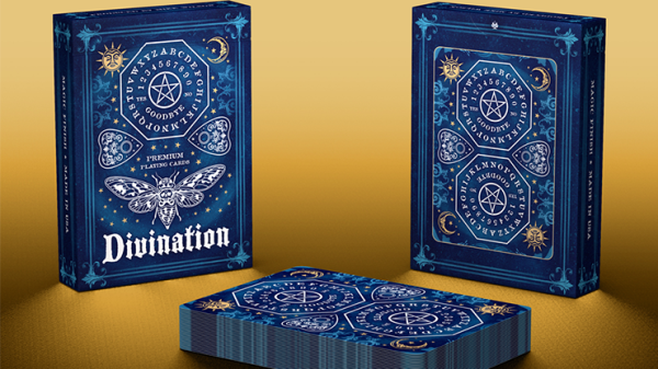 Divination (Black) Playing Cards by Midnight Cards