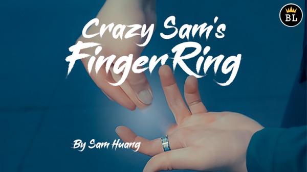 Hanson Chien Presents Crazy Sam's Finger Ring BLACK / MEDIUM (Gimmick and Online Instructions)