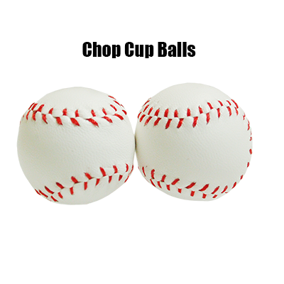 Chop Cup Balls Blue Leather (Set of 2) by Leo Smesters - Trick
