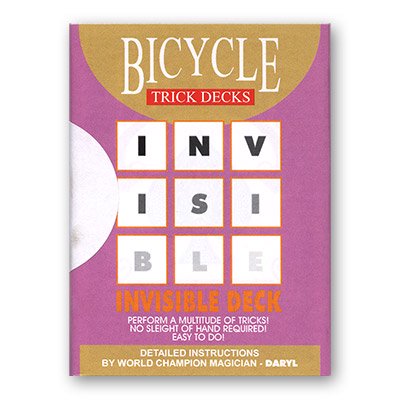 Invisible Deck Bicycle Mandolin (Red) - Trick