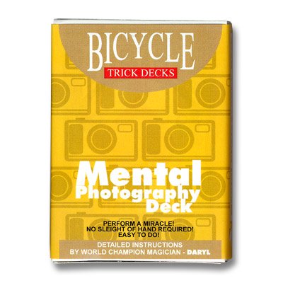Invisible Deck Bicycle Mandolin (Blue) - Trick
