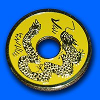 Chinese Coin - Yellow