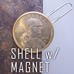 Magnetic Shell Dollar Sacagawea coin