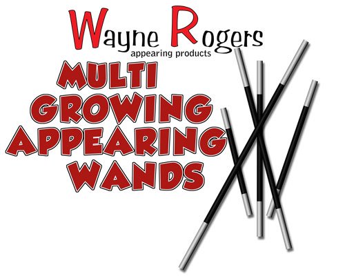 Growing & Appearing Wands, Black - W. Rogers