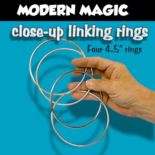 Linking Rings, Close-Up Modern, 4.5 Inch  - 4 Set