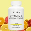 ڴָꥻ롪UTILA ݥ ӥߥC1500mg 180ץ3ʬ Liposomal Vitamin C Complex