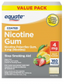Equate Nicotine Gum 4mg