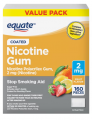 Equate Nicotine Gum 2mg