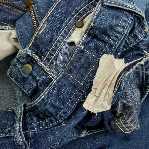 Lee 40s 赤タグ HBTパンツ 40's WW2 Lee COWBOY センター赤タグ 月桂樹 ヘアオンハイド