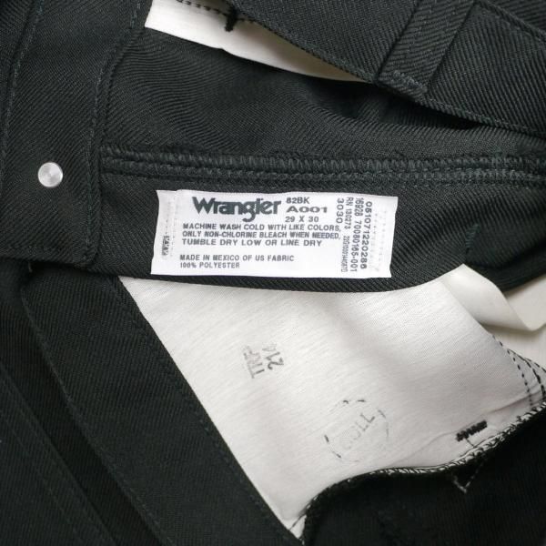 Wrangler ランチャー ドレス ジーンズ デッドストック 黒
