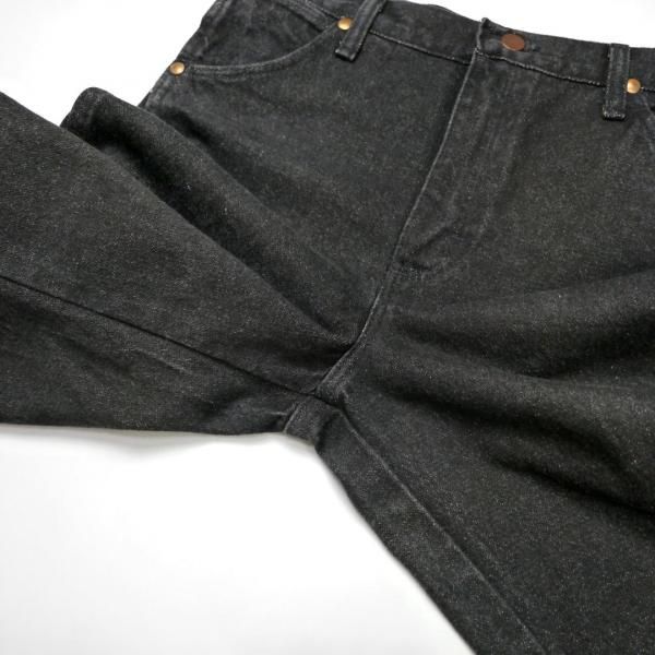 90s Wrangler 13MWS 先染め ブラックデニムパンツ アメリカ製 90s Wrangler 13MWS 先染め ブラックデニムパンツ アメリカ製