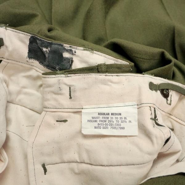 50s US ARMY M-51 ウール トラウザーズ デッドストック - Crank