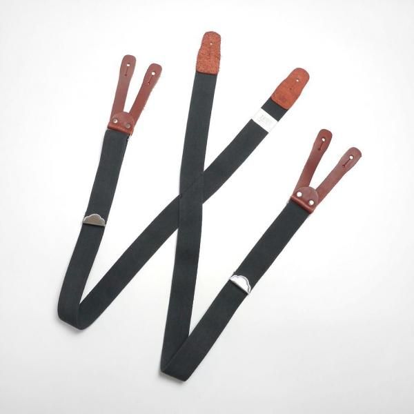 WELCH CO キャンバス レザー サスペンダー アメリカ製 デッド