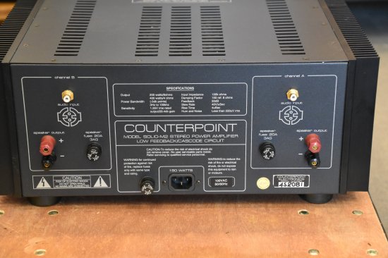 カウンターポイント COUNTER-POINT SOLID-M2 予約済み - 鹿児島オーディオ