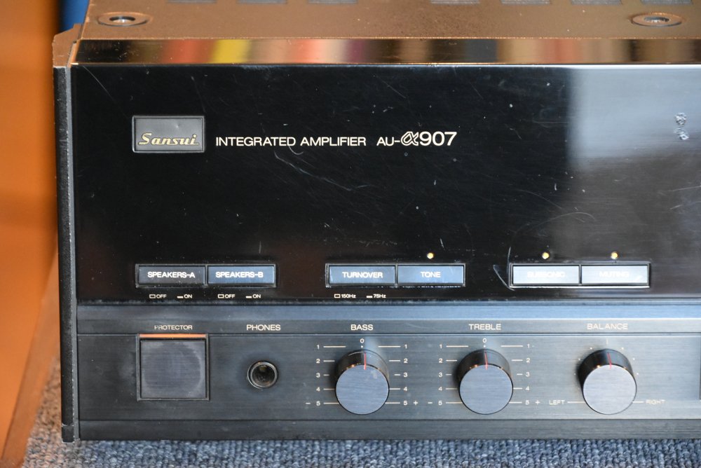 SANSUI AU-α907プリメインアンプ完売 - 鹿児島オーディオ