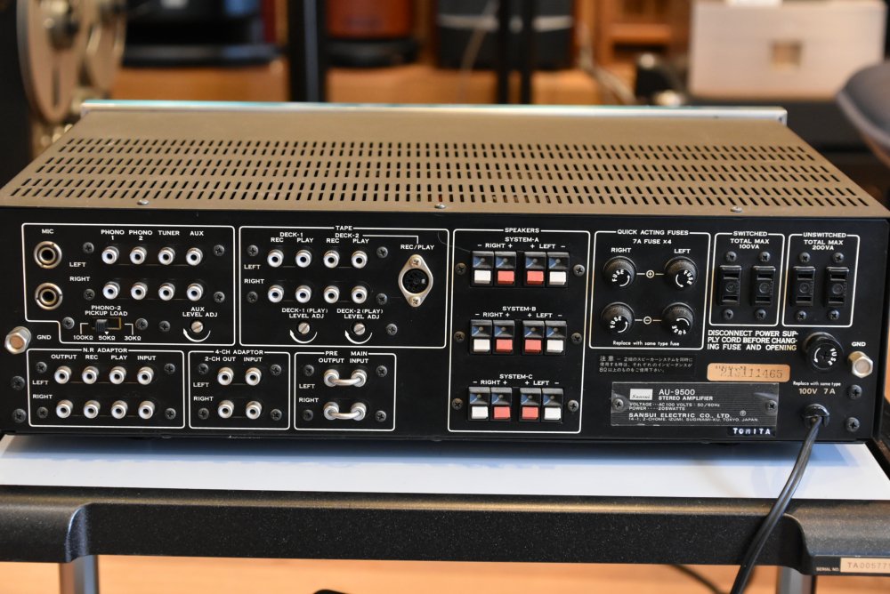 名機 ＳＡＮＳＵＩ ＡＵ-９５００ 整備済 完売 - 鹿児島オーディオ